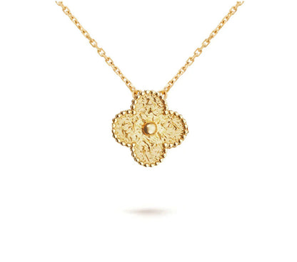 [CLOVER JEWELRY]CLOVER 15MM SINGLE FLOWER NECKLACE COLLECTION