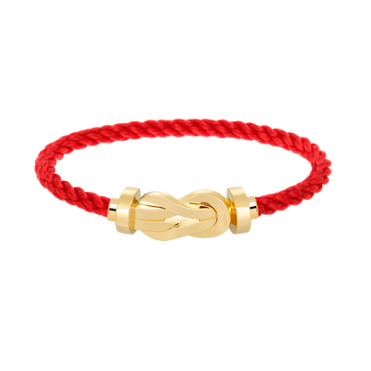 [Clover Jewelry]CHANCE LARGE 8 FIGURE BUCKLE NO DIAMOND BRACELET GOLD