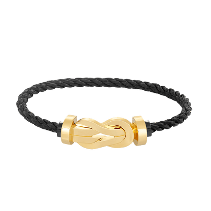 [Clover Jewelry]CHANCE LARGE 8 FIGURE BUCKLE NO DIAMOND BRACELET GOLD