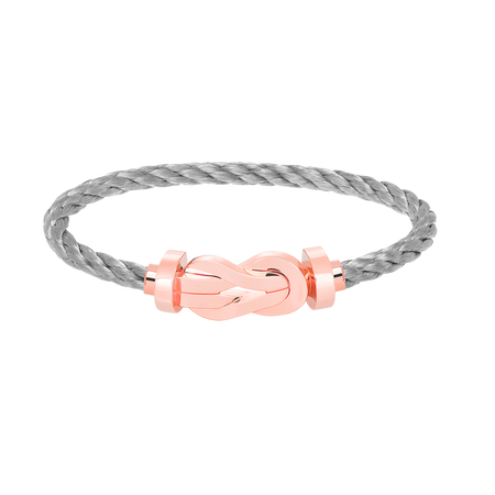 [Clover Jewelry]CHANCE LARGE 8 FIGURE BUCKLE NO DIAMOND BRACELET ROSE GOLD