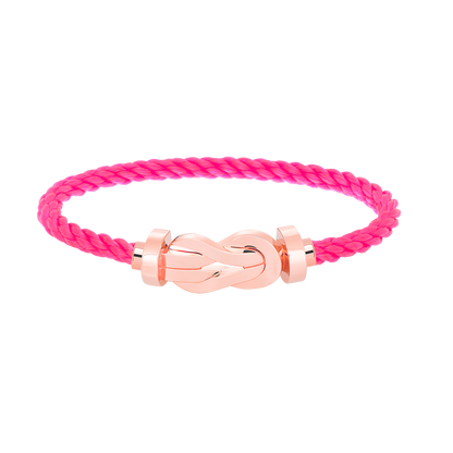 [Clover Jewelry]CHANCE LARGE 8 FIGURE BUCKLE NO DIAMOND BRACELET ROSE GOLD
