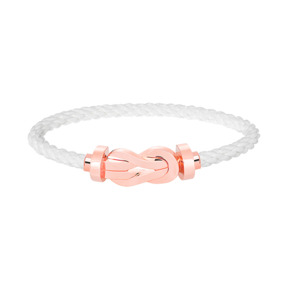 [Clover Jewelry]CHANCE LARGE 8 FIGURE BUCKLE NO DIAMOND BRACELET ROSE GOLD
