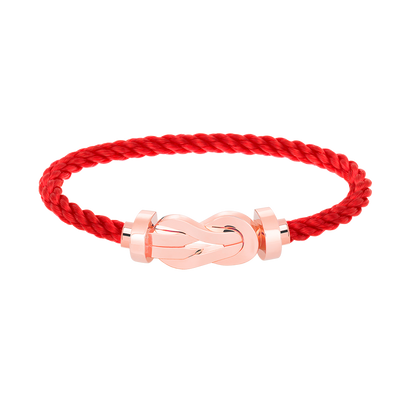 [Clover Jewelry]CHANCE LARGE 8 FIGURE BUCKLE NO DIAMOND BRACELET ROSE GOLD