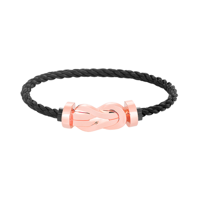 [Clover Jewelry]CHANCE LARGE 8 FIGURE BUCKLE NO DIAMOND BRACELET ROSE GOLD