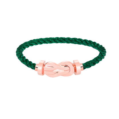 [Clover Jewelry]CHANCE LARGE 8 FIGURE BUCKLE NO DIAMOND BRACELET ROSE GOLD
