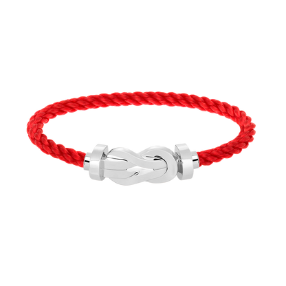 [Clover Jewelry]CHANCE LARGE 8 FIGURE BUCKLE NO DIAMOND BRACELET SILVER