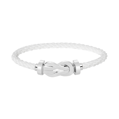 [Clover Jewelry]CHANCE LARGE 8 FIGURE BUCKLE NO DIAMOND BRACELET SILVER