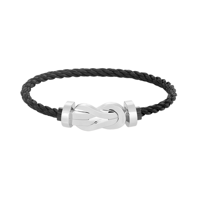 [Clover Jewelry]CHANCE LARGE 8 FIGURE BUCKLE NO DIAMOND BRACELET SILVER