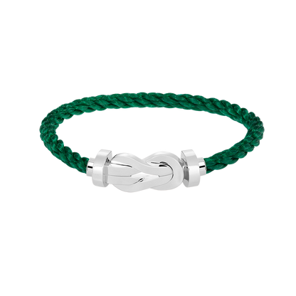 [Clover Jewelry]CHANCE LARGE 8 FIGURE BUCKLE NO DIAMOND BRACELET SILVER