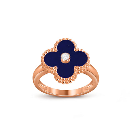 [CLOVER JEWELRY]CLOVER DIAMOND RING ROSE GOLD COLLECTION