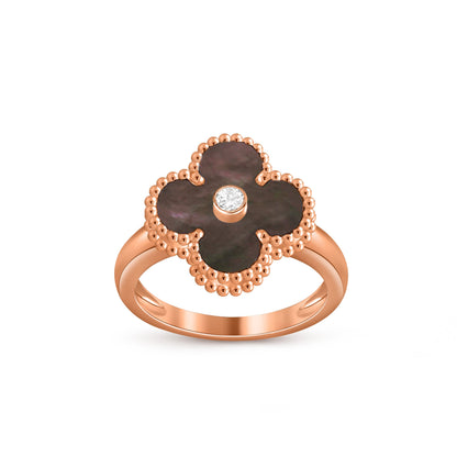 [CLOVER JEWELRY]CLOVER DIAMOND RING ROSE GOLD COLLECTION