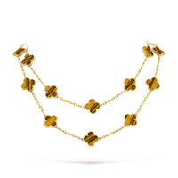 [CLOVER JEWELRY]CLOVER 20 MOTIFS TIGER EYE ROSE GOLD