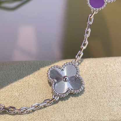 [Clover Jewelry] CLOVER 5 MOTIF VIOLET BRACELET COLLECTION