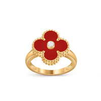 [CLOVER JEWELRY]CLOVER DIAMOND RING GOLD COLLECTION