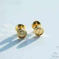 [Clover Jewelry]LOVE EARRINGS GOLD 10MM