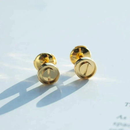 [Clover Jewelry]LOVE EARRINGS GOLD 10MM