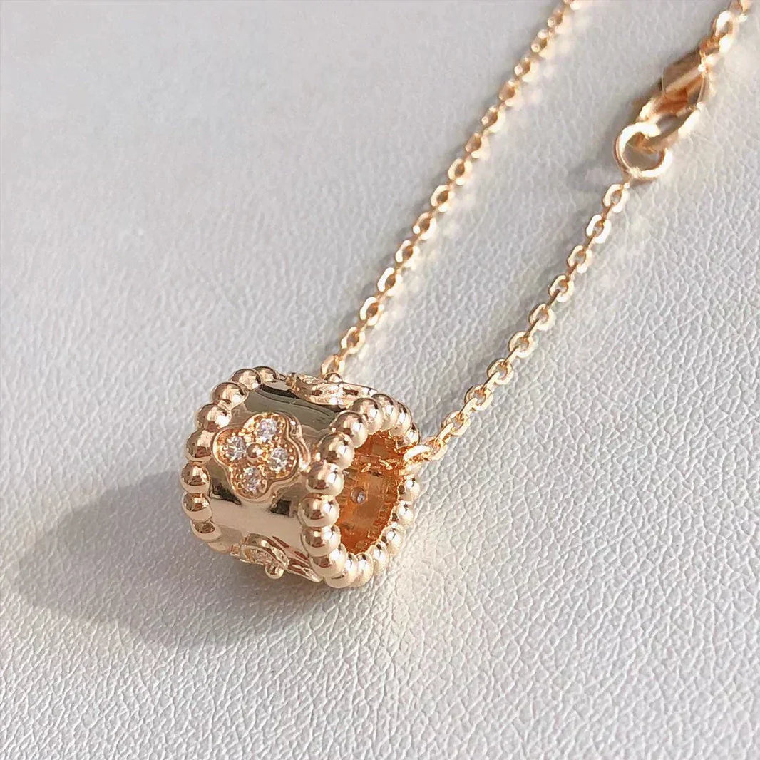 [CLOVER JEWELRY]PERLEE PEDANT NECKLACE GOLD / ROSE GOLD