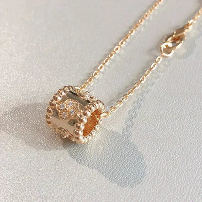 [CLOVER JEWELRY]PERLEE PEDANT NECKLACE GOLD / ROSE GOLD