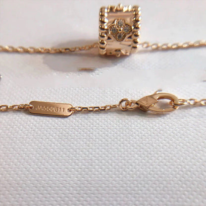 [CLOVER JEWELRY]PERLEE PEDANT NECKLACE GOLD / ROSE GOLD