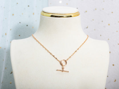 [Clover Jewelry]ECHAPPEE NECKLACE PINK GOLD
