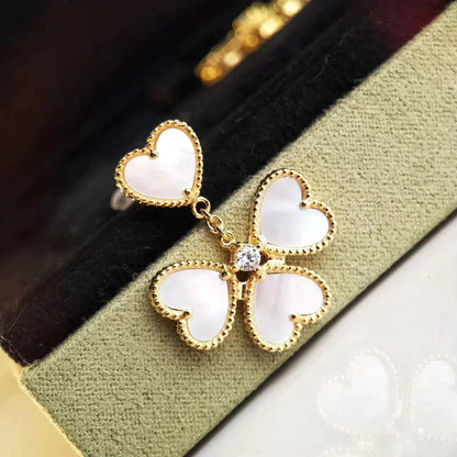 [CLOVER JEWELRY]CLOVER SWEET WHITE MOP EARRINGS