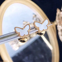 [CLOVER JEWELRY]SWEET BUTTERFLY MOP EARSTUDS