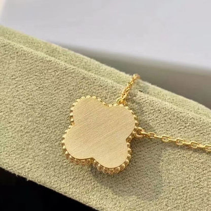 [Clover Jewelry]CLOVER 15MM DIAMOND TURQUOISE NECKLACE