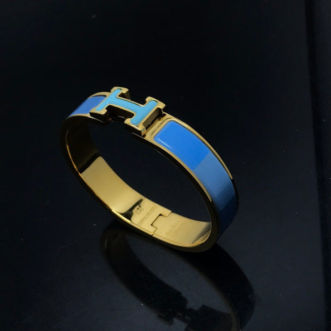 [Clover Jewelry]H BRACELET BLUE RAINBOW CERAMIC