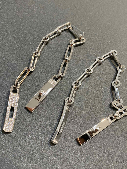 [Clover Jewelry]CHAINE BRACELET SMALL MODEL DIAMOND