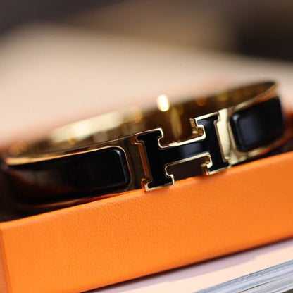 [Clover Jewelry]H BRACELET 12MM GOLD