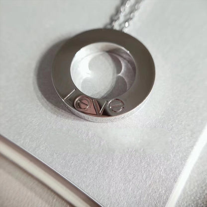 [Clover Jewelry]LOVE NECKLACE ADJUSTABLE SILVER