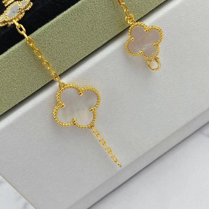 [Clover Jewelry]MAGIC CLOVER MOP GOLD BRACELET 5 MOTIFS