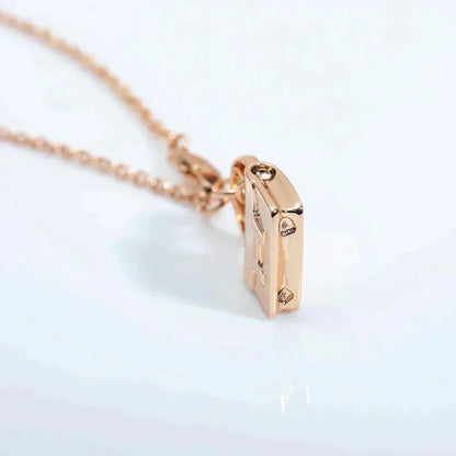[Clover Jewelry]AMULETTE PEDANT ROSE GOLD NECKLACE