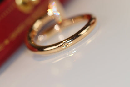 [Clover Jewelry]JUSTE RING 2.65MM GOLD DIAMOND