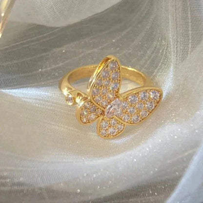 [Clover Jewelry]BUTTERFLY DIAMOND RING