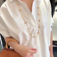 [CLOVER JEWELRY]CLOVER 20 MOTIFS LASER DIAMOND NECKLACE