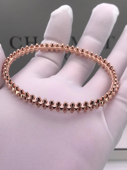 [CLOVER JEWELRY]CLASH PINK GOLD BRACELET