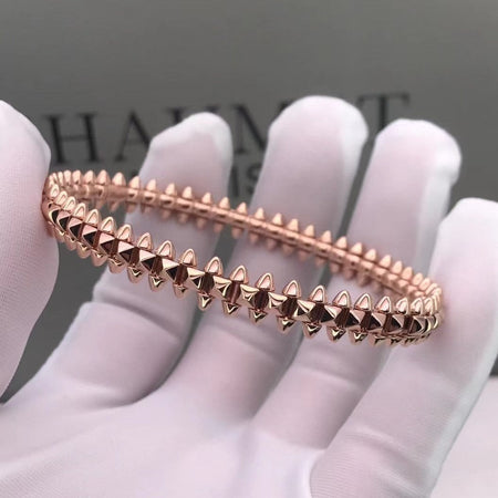 [CLOVER JEWELRY]CLASH PINK GOLD BRACELET
