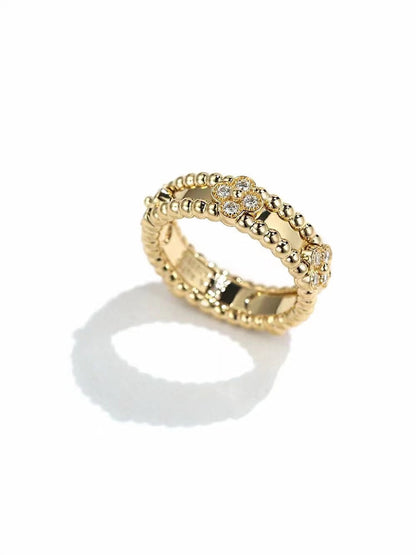 [CLOVER JEWELRY]PERLEE GOLD DIAMOND RING