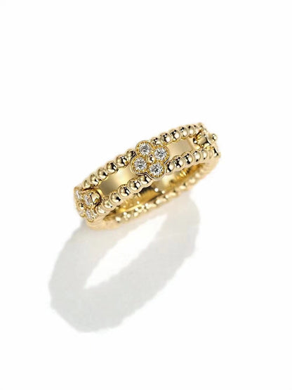 [CLOVER JEWELRY]PERLEE GOLD DIAMOND RING