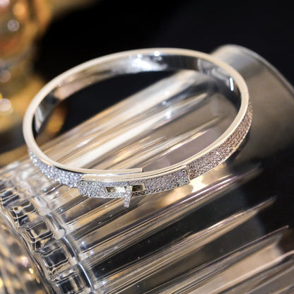 [Clover Jewelry]KELLY BRACELET DIAMOND PAVED