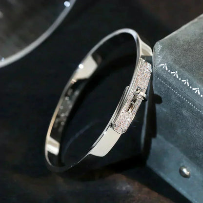 [Clover Jewelry]KELLY SILVER DIAMOND BRACELET