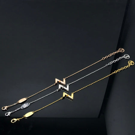 [Clover Jewelry]VOLT LV LOGO BRACELET