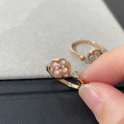 [Clover Jewelry]SUN 1 DIAMOND PINK MOP RING