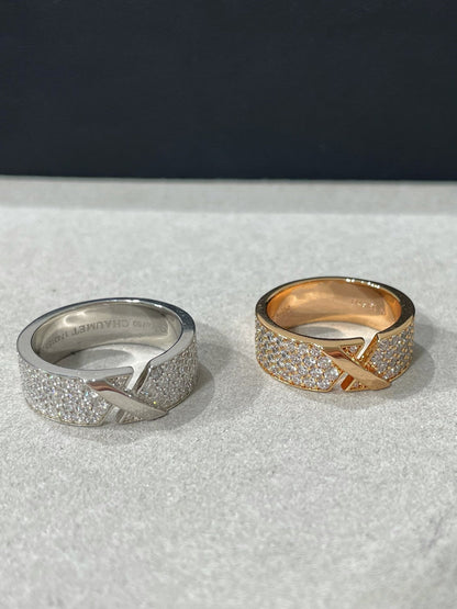 [Clover Jewelry]LIENS EVIDENCE  DIAMOND PAVED RING