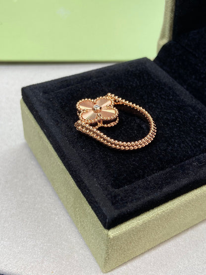 [CLOVER JEWELRY]CLOVER RIVERSIBLE RING GOLD COLLECTION