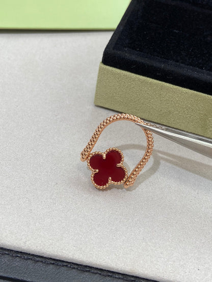 [CLOVER JEWELRY]CLOVER RIVERSIBLE RING GOLD COLLECTION