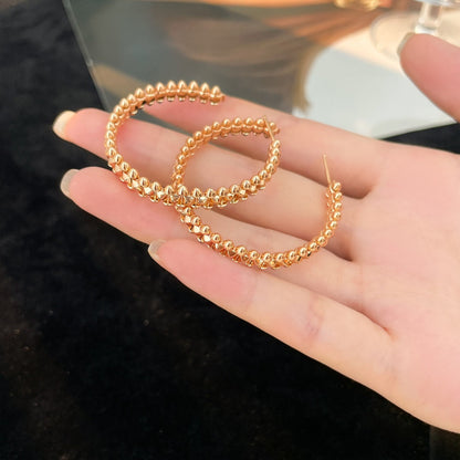 [Clover Jewelry]CLASH HOOP EARRINGS