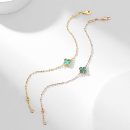 [Clover Jewelry]CLOVER BRACELET MALACHITE 1 MOTIF