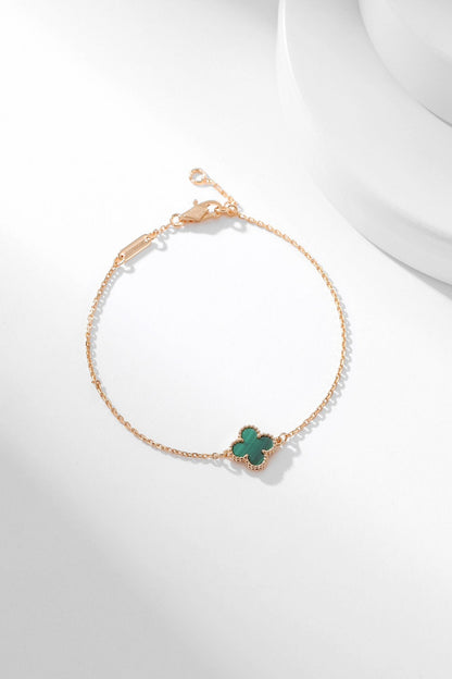 [Clover Jewelry]CLOVER BRACELET MALACHITE 1 MOTIF